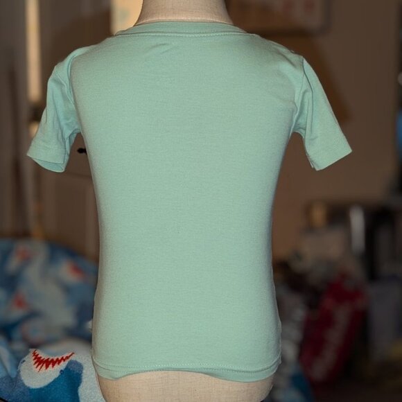 *3 FOR $9* Carter's Short Sleeve Crawling Off To Bed Chameleon Lizard Top Shirt - Picture 2 of 2